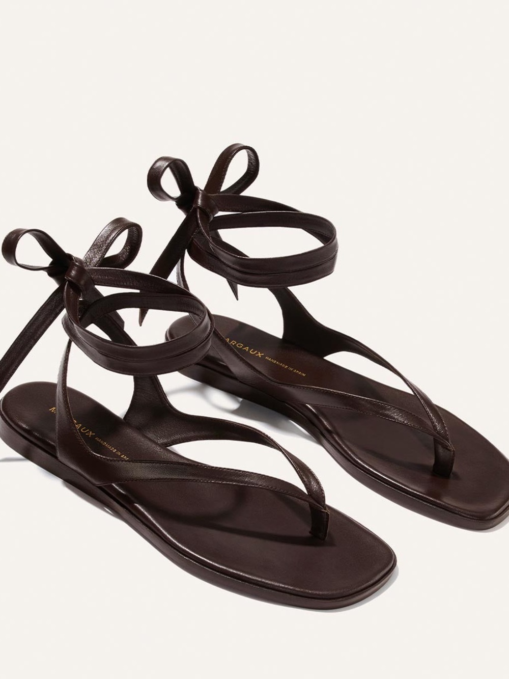 Margaux The Palermo Wrap Sandal ESPRESSO Nappa (38)